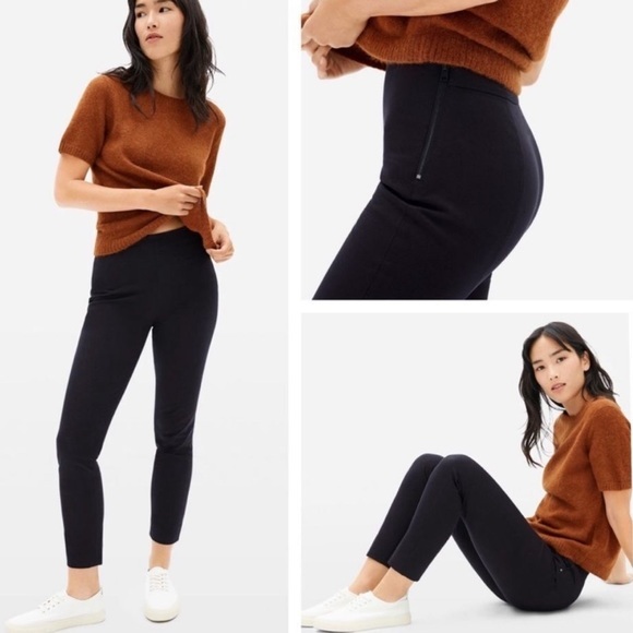 Everlane Side Zip Ponte Work Pants Size 8 - Picture 1 of 4